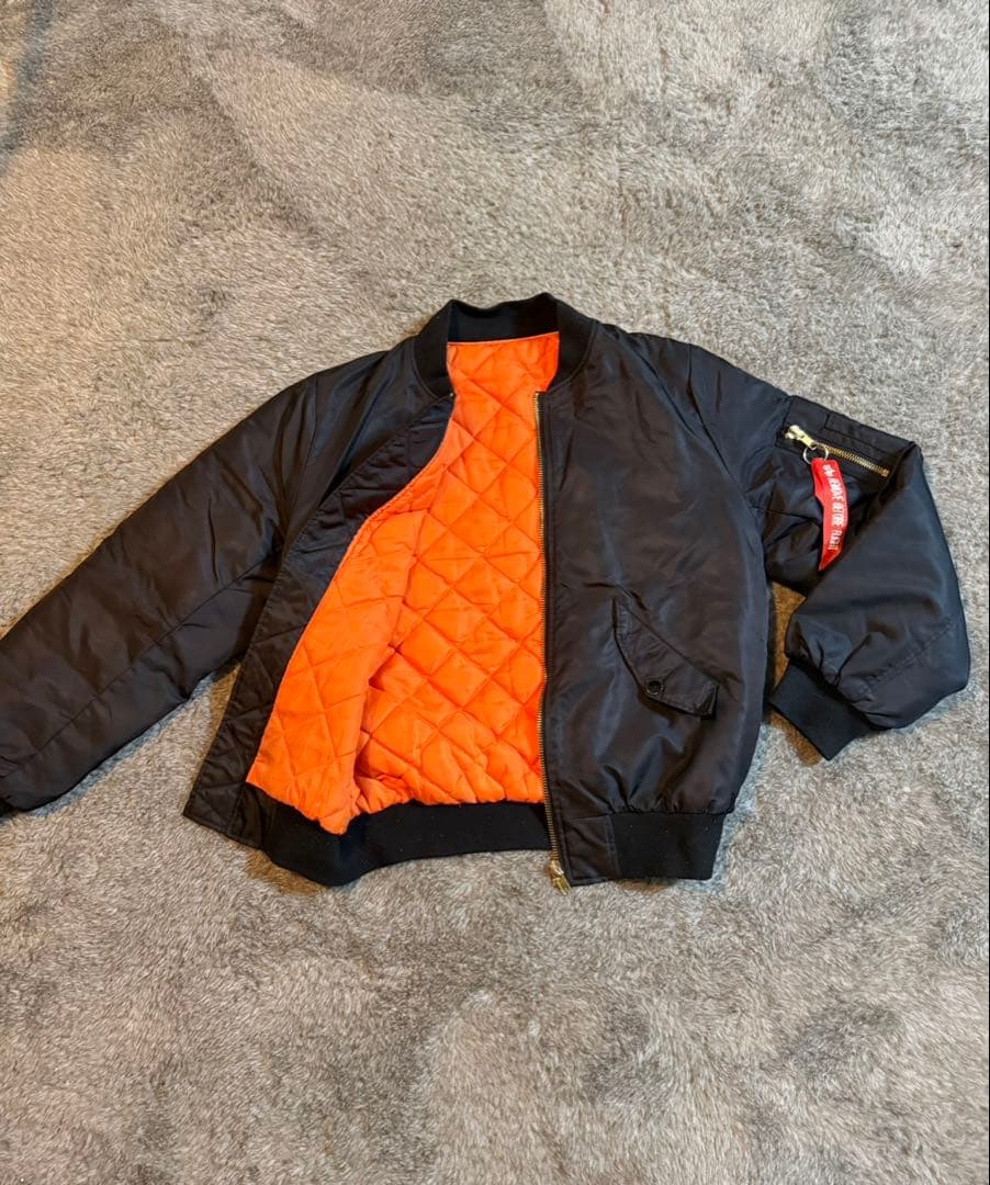 PABLO ブラックMA1ブルゾンジャケット