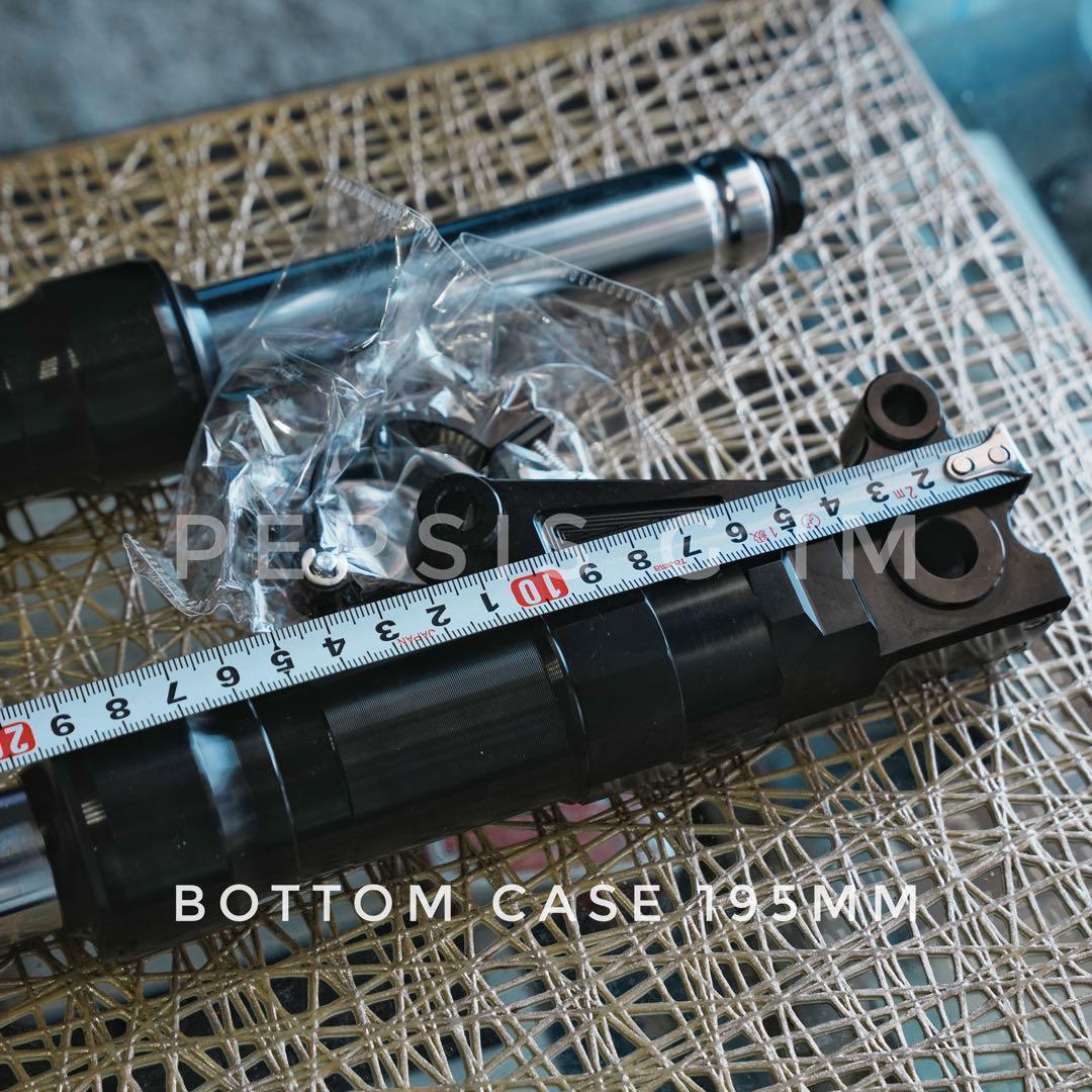 ズーマーやdioに フロントディスク化キット 黒 ブラック フォーク キャリパー