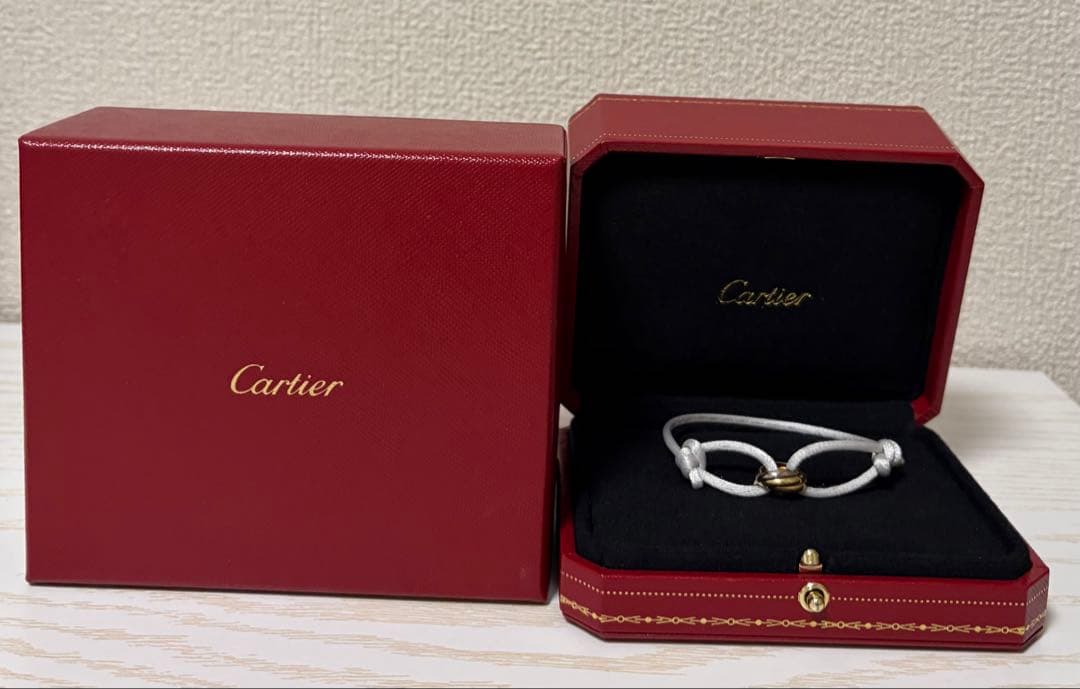CARTIERカルティエ　トリニティコードブレスレット　オンライン限定品　中古