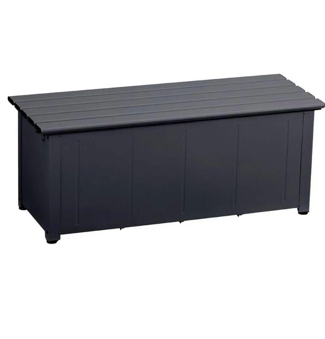 【最安値】CAINZ カインズ 静かに開閉できるアルミ収納ベンチ 120cm