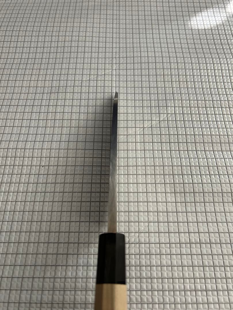 包丁 出刃包丁 銀三 165mm 水牛八角柄 ステンレス ②