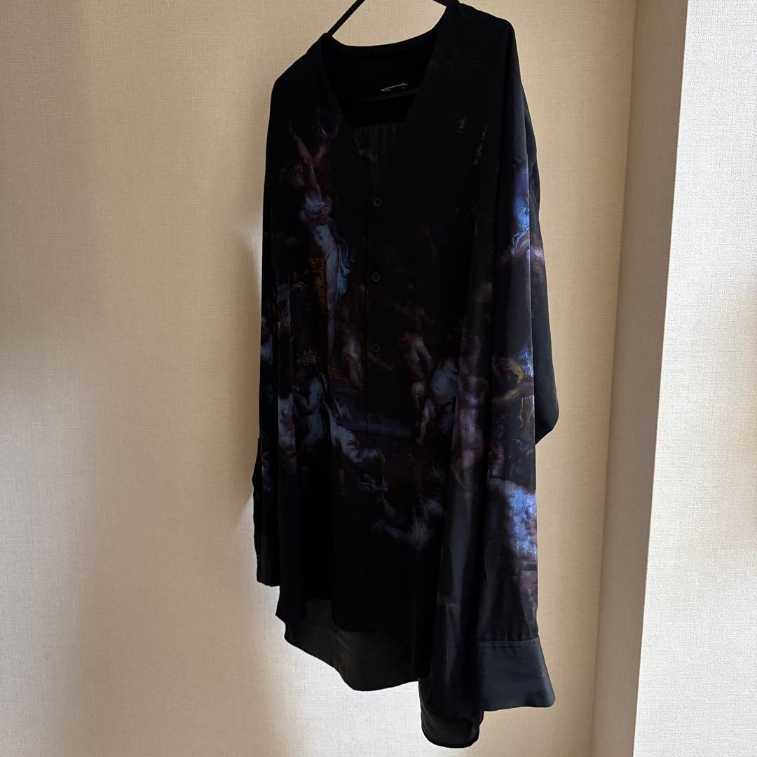 LAD MUSICIAN プリントカーディガンシャツ