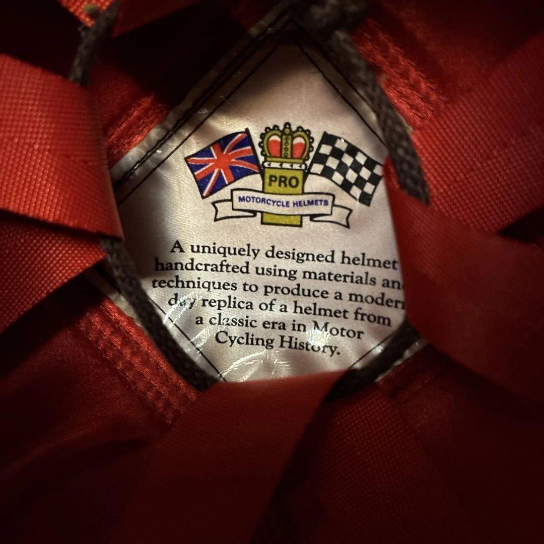リザ　激レア⭐︎プロ　レスレストン　ヘルメットビンテージ　英国
