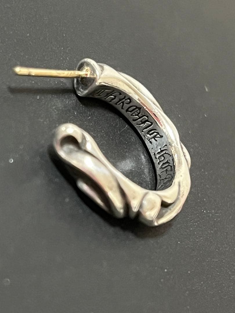 クロムハーツ フープスクロール ピアス 希少