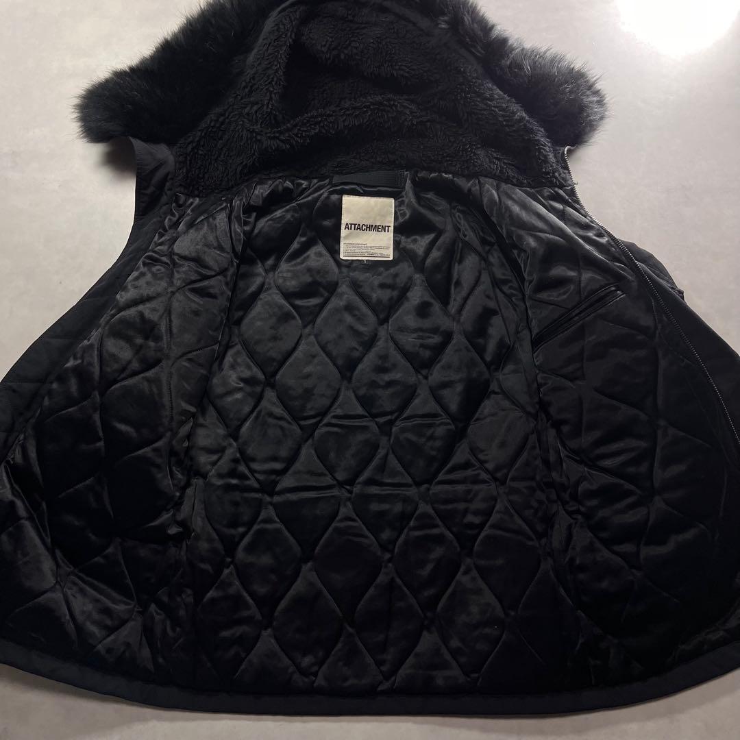 ジャケット・アウター ATTACHMENT N-2B real fur ma-1 Jacket