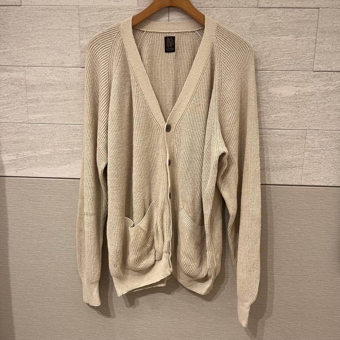 週末売り切りセール！ BEAMS+ BATONER シルク ニットカーディガン