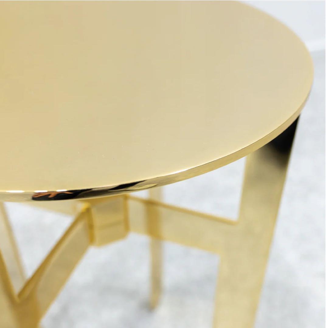 Minotti / ELLISサイドテーブル。カラー　ゴールド