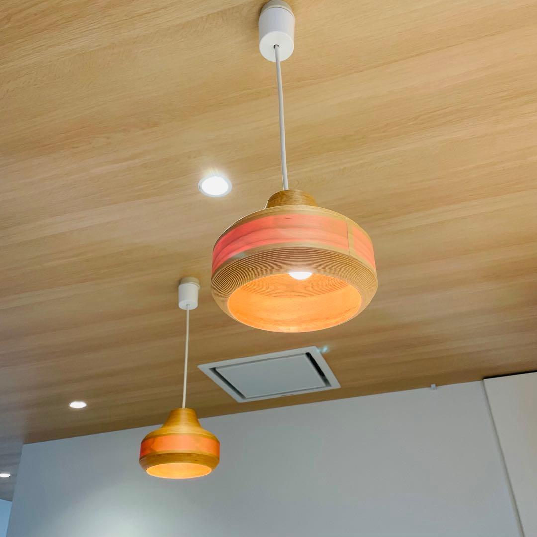 【美品】BUNACO ブナコ 木製ペンダントライト(1点)