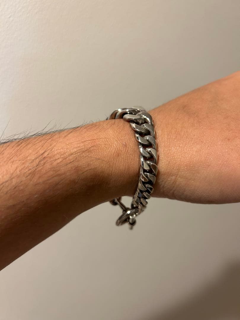 LAVER シルバー925 ミックスチェーンブレスレット TAXCO