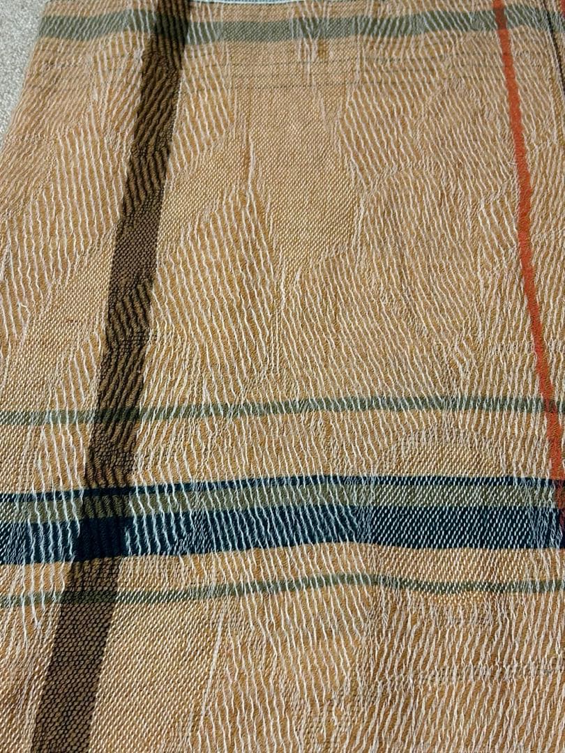 tamaki niime ウール混ショール ジャガード模様BIG