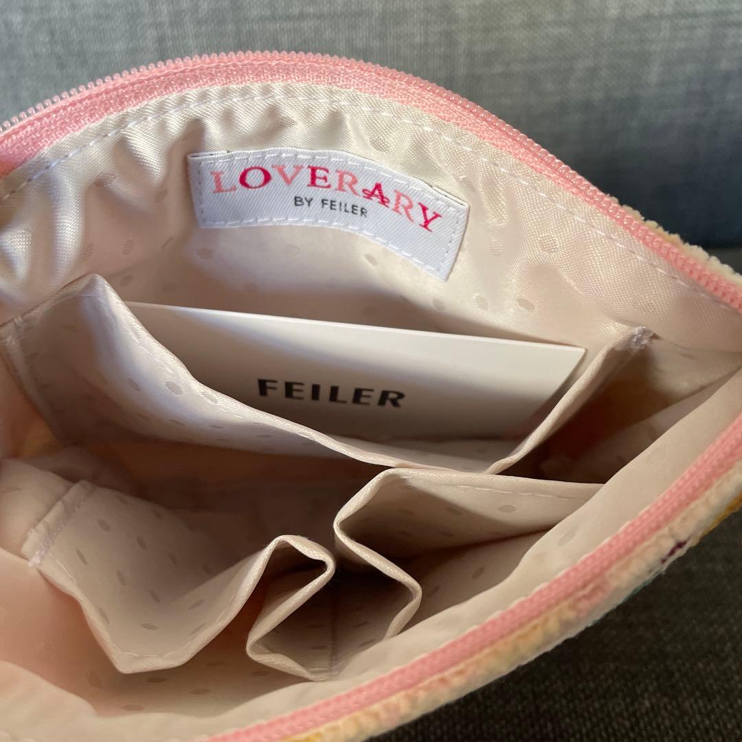 【完売品・入荷予定なし】ラブラリーバイフェイラー　ピーチドット　ポーチ(大)