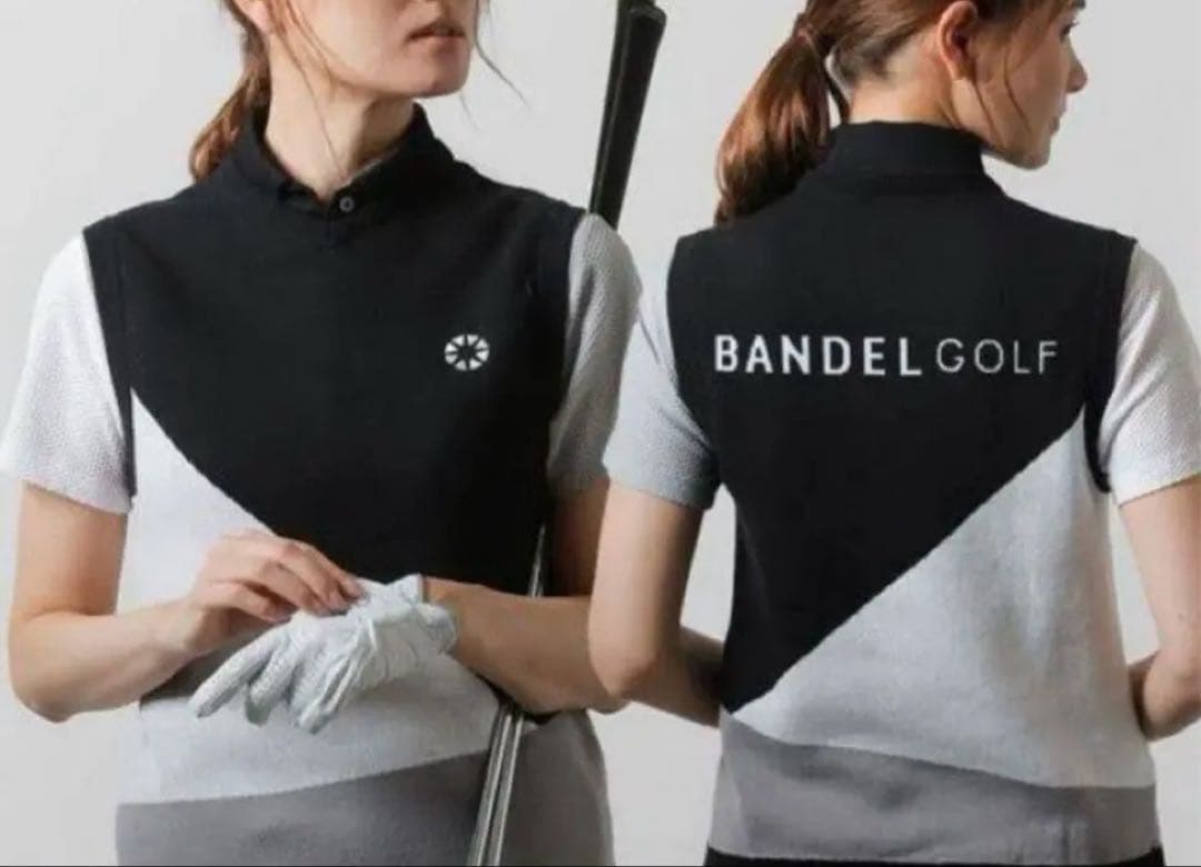 Bandel Golf woman'sVネックニットベスト