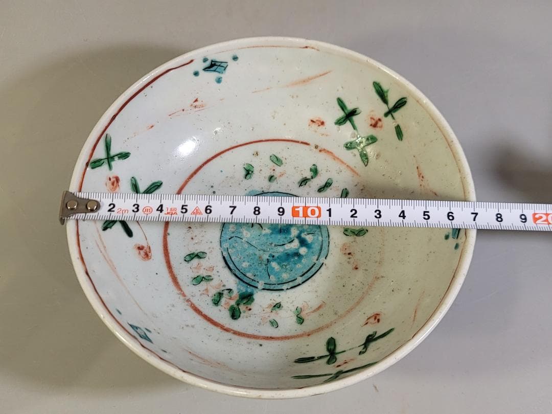 中国美術 呉須赤絵 碗 古美術 DT459