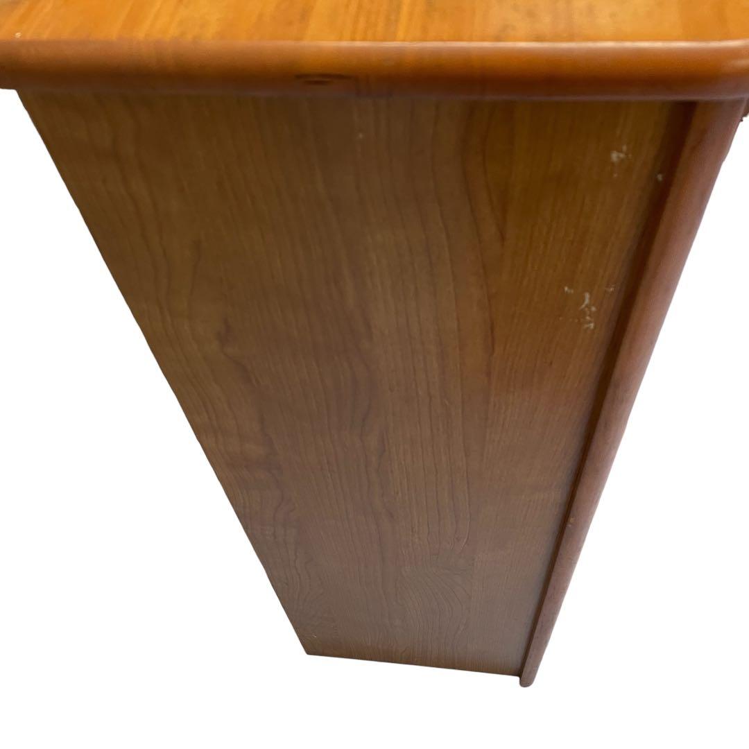 カントリー家具　木製キャビネット 4引き出し 1扉　電話台　花台　チェスト