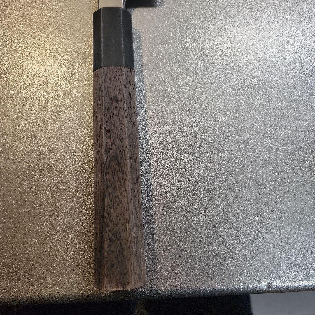 銀三　本焼　無銘　黒檀　柳刃包丁　尺