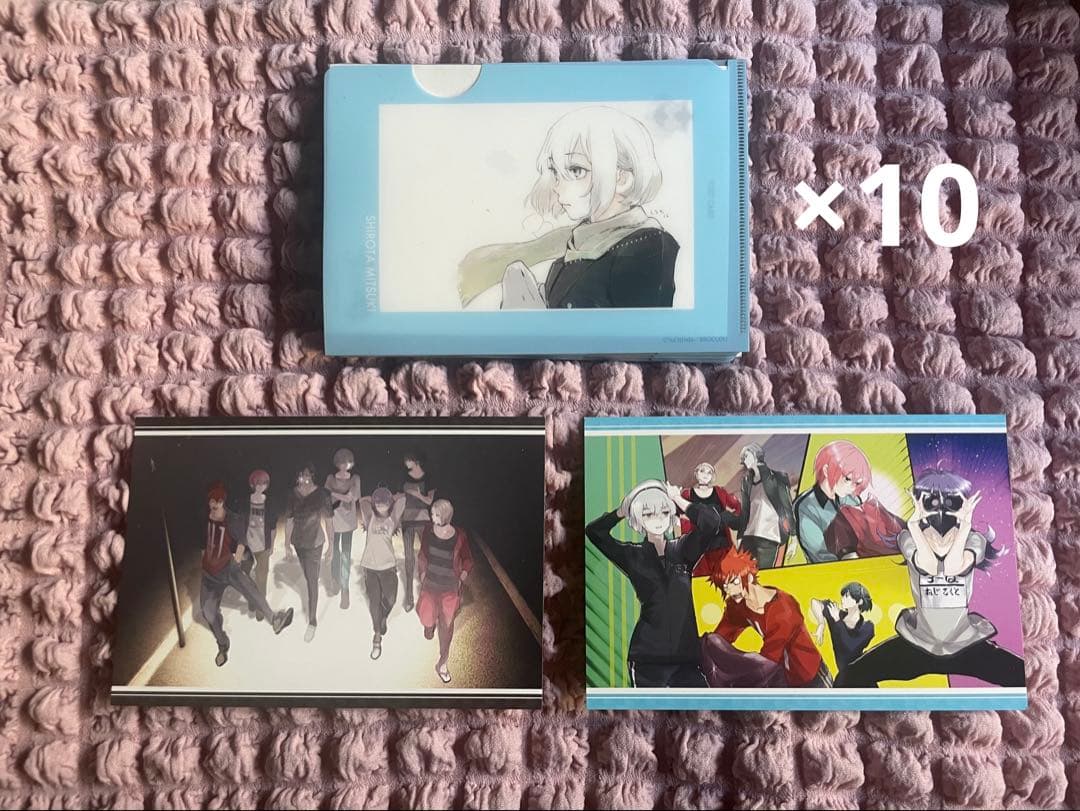 白田美ツ騎 トレーディングミニクリアファイルイラストカード付き