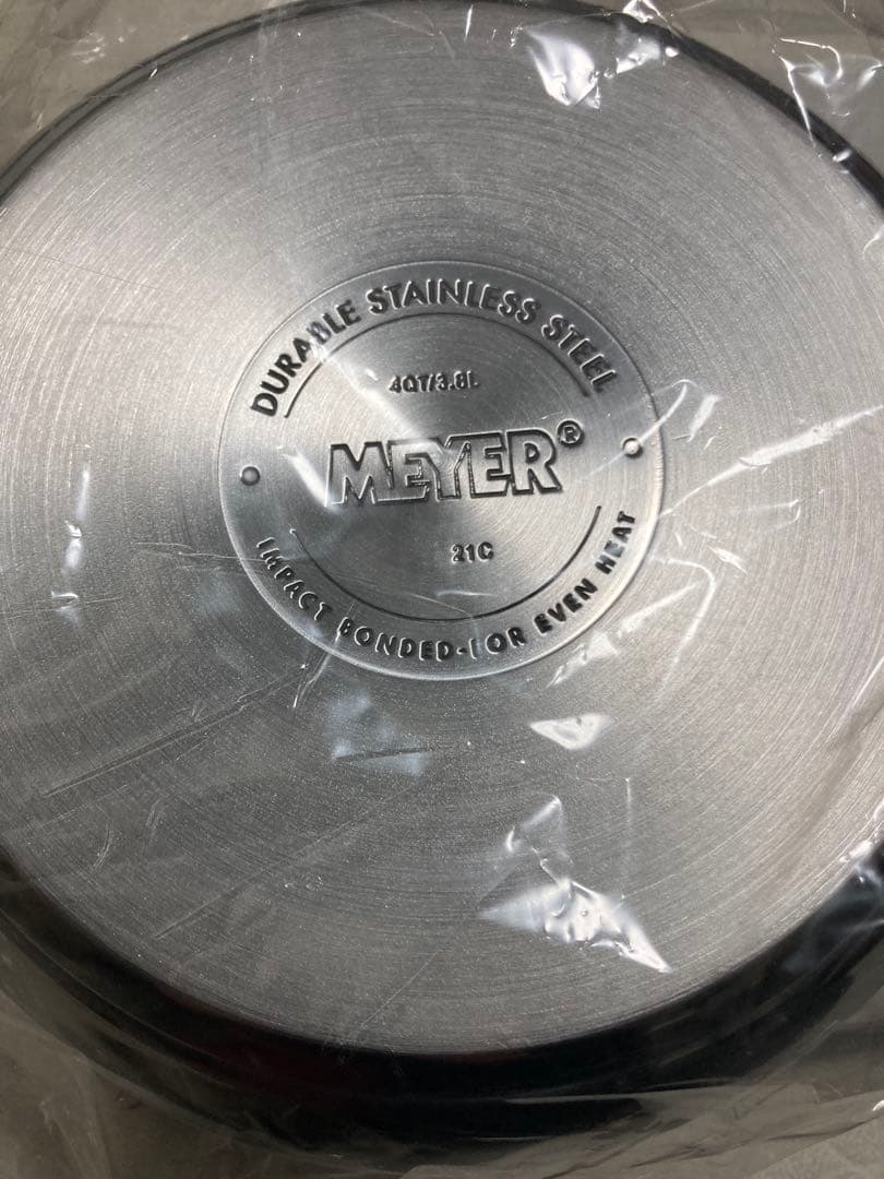 Meyer MAXIM SS 蒸付ディープパン 24cm蓋付き☆IH／ガス対応