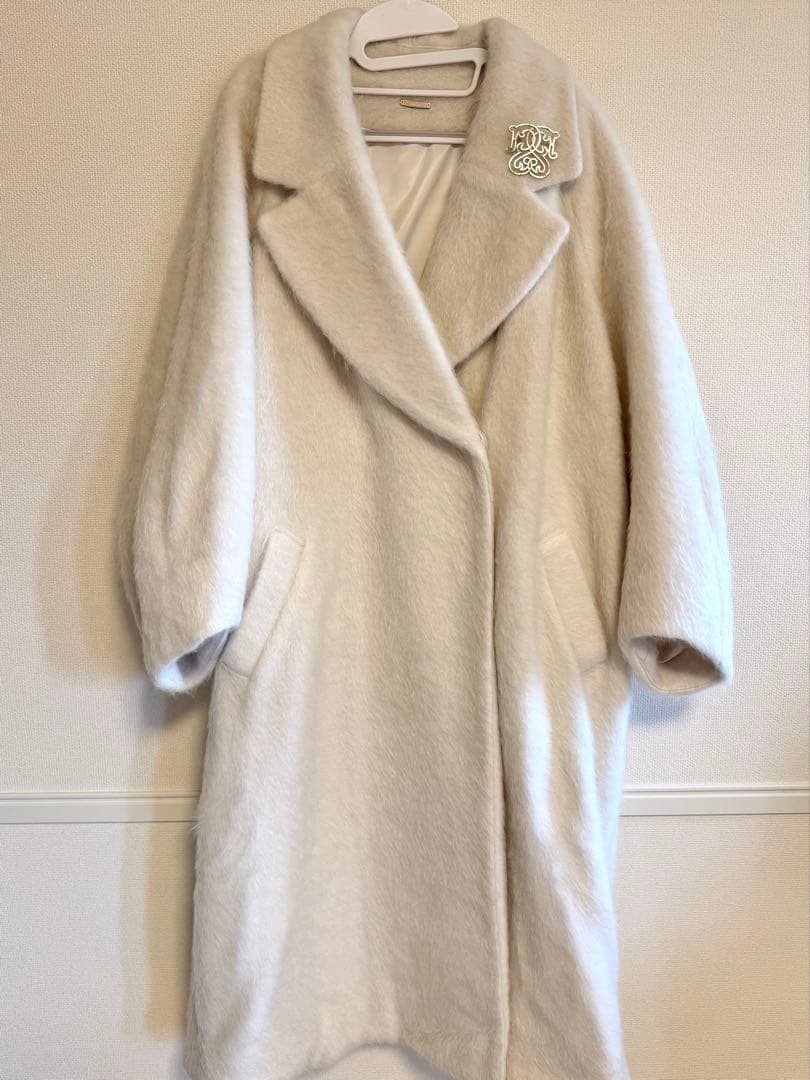 SNIDEL シャギーロングコート