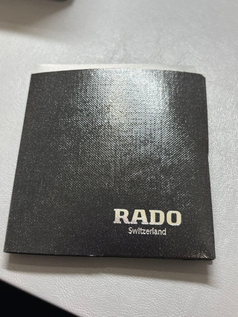 RADO jubilee クォーツ腕時計 黒金　ラドーダイヤ４P