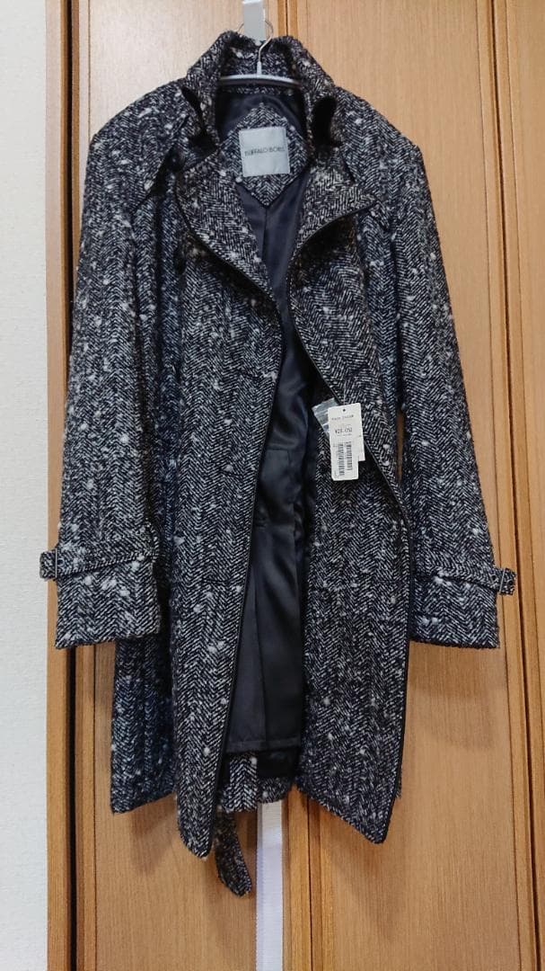 ★新品未使用品★BUFFALO BOBS トレンチコート ブラック系