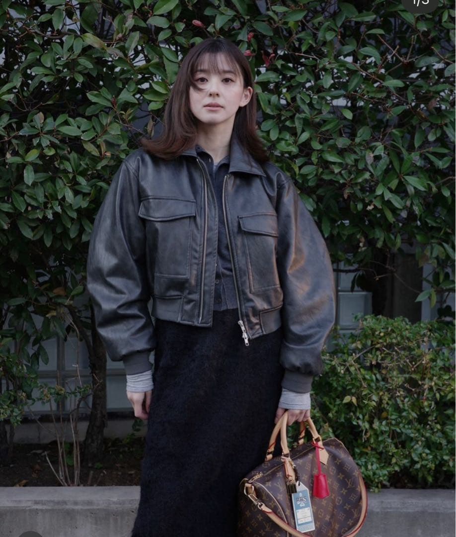 NKNIT レザージャケット