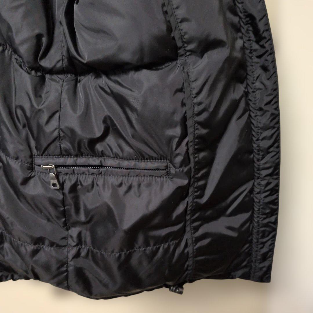 PRADA ブラック ダウンジャケット 美品ファー付き