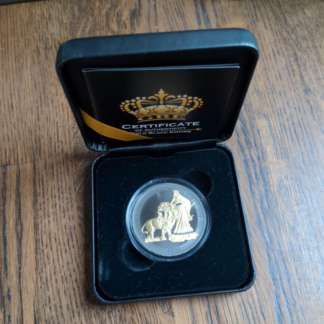 2020年 「ウナとライオン」 認証書付き ゴールド＆ブラックエンパイア