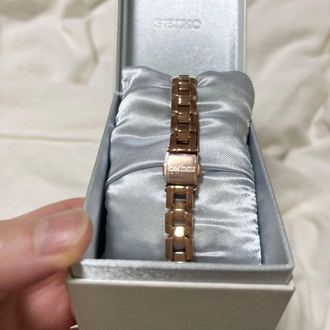 新品　セイコーセレクション　腕時計 SWFA196 ソーラー ピンクゴールド