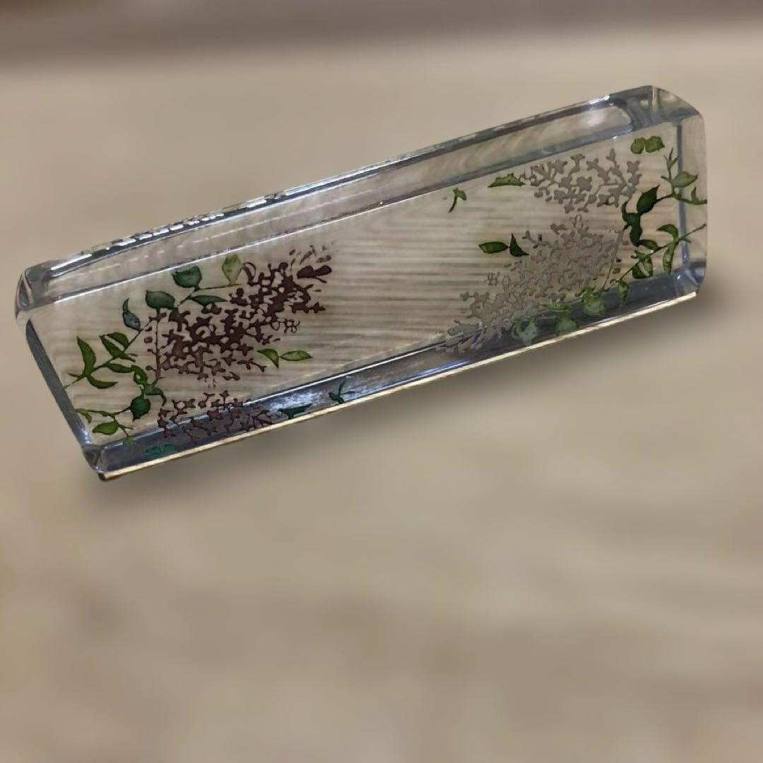 金津沙矢香　さん　ライラック　箸置き　オブジェカトラリーレスト　美品