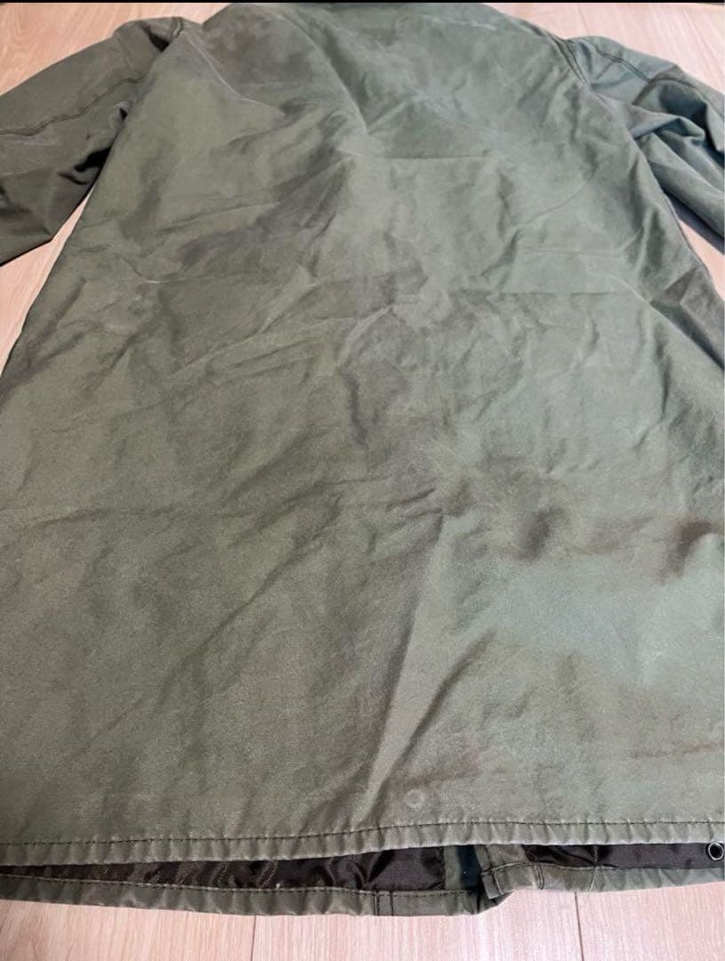 美品 英国製バブアー ボーダー Barbour border SL36 セージ