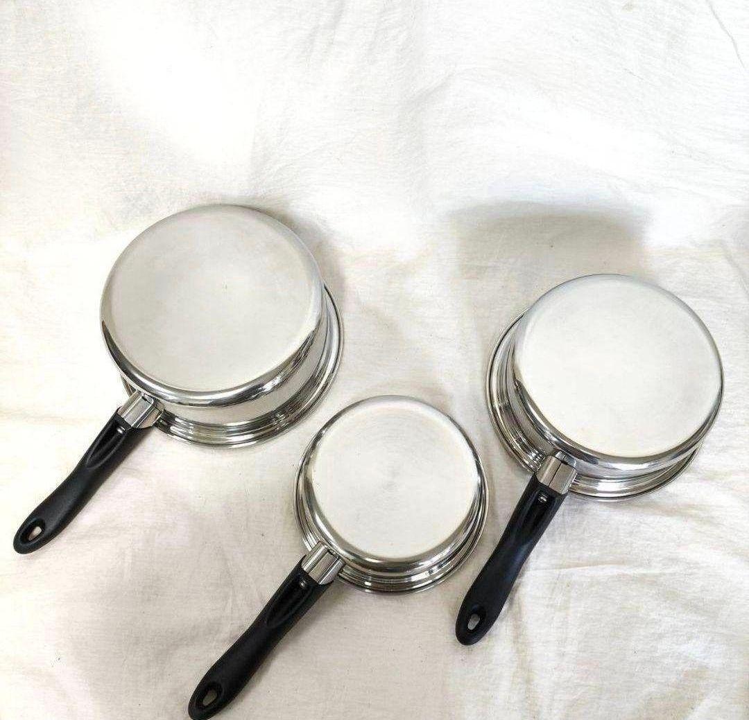 2024年製アムウェイ 大ソースパン 中ソースパン 小ソースパン IH対応@