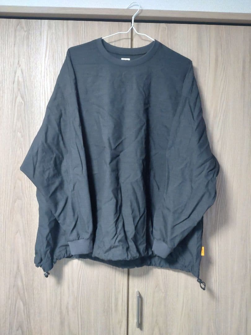 トップス SEESEE LONG-SLEEVE WOOL CREW CHARCOAL XL