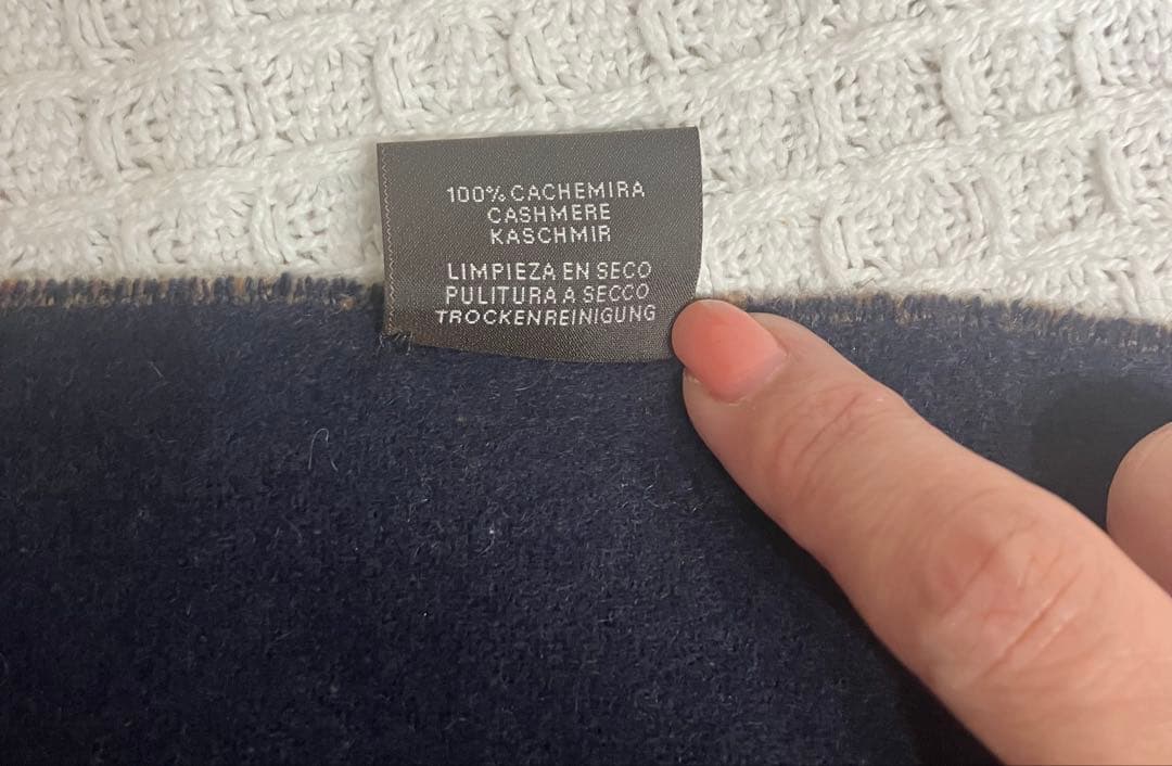 エルメス マフラー 美品 カシミヤ 100%