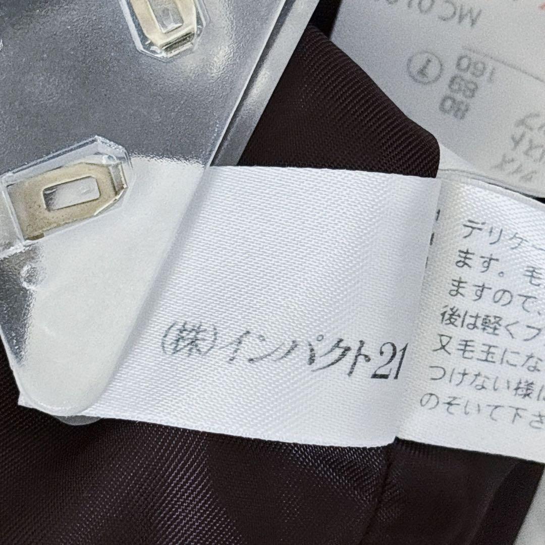 RALPH LAUREN ストライプ スーツ セットアップ ブラウン カシミア