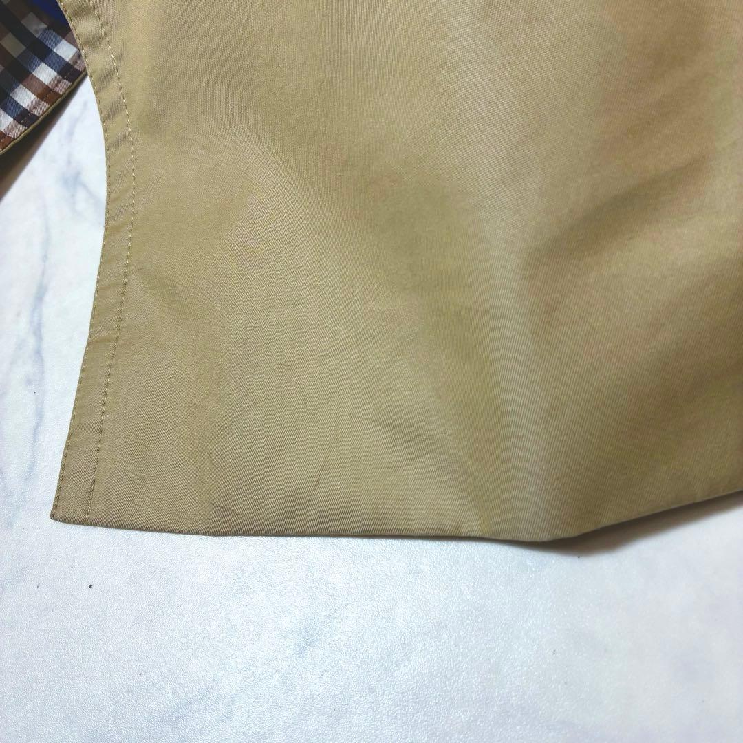 美品✨アクアスキュータム トレンチコート ライナー ベルト付き ベージュ M