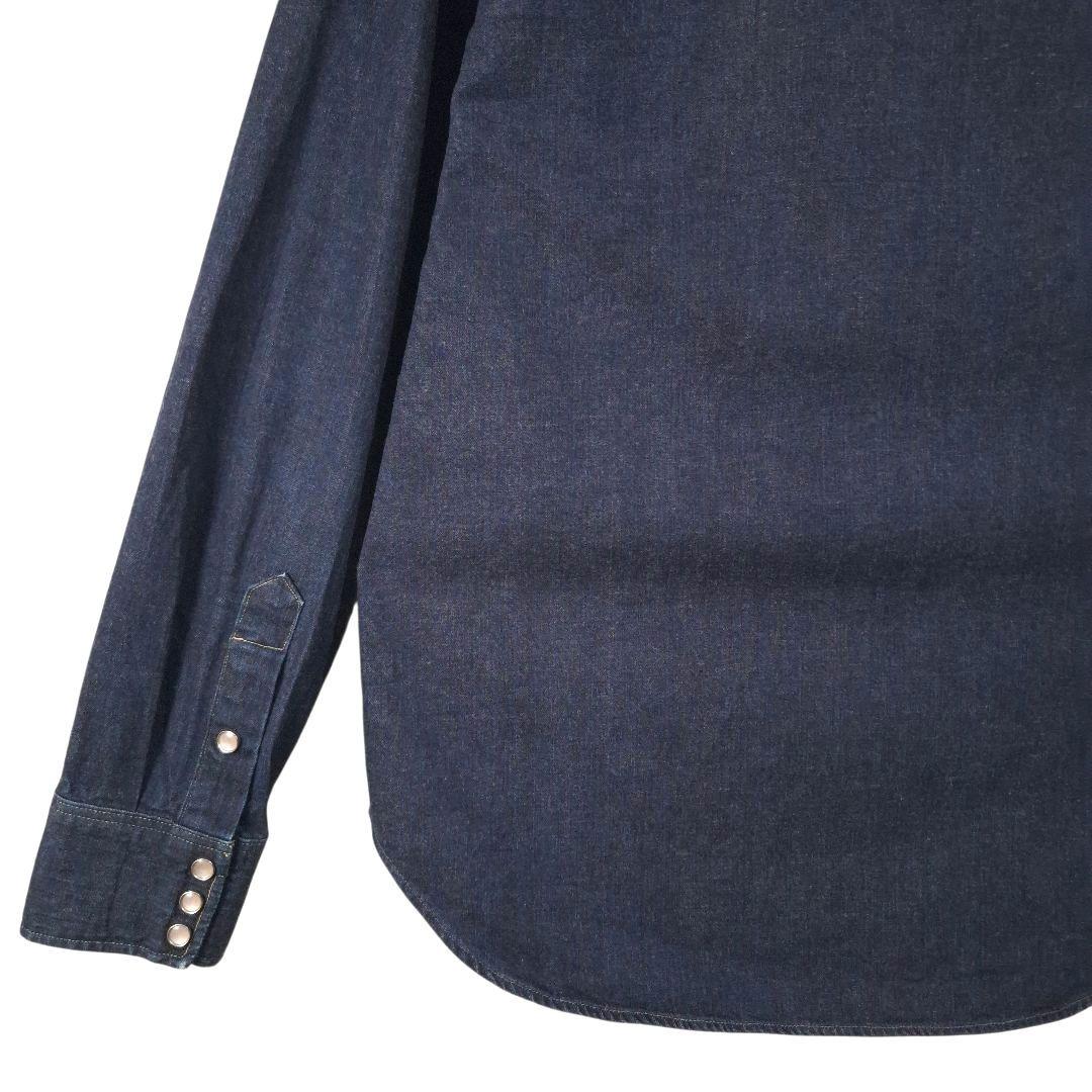 ​極美品 RRL ダブルアールエル デニムシャツ ウエスタン 一つ星タグ 濃紺M