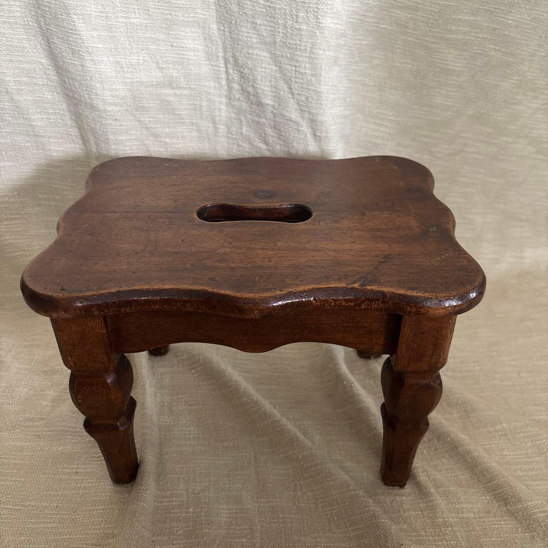 フランスアンティーク 腰掛け 花台