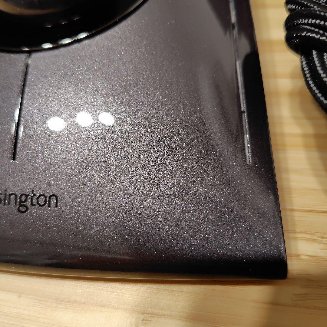 Kensington トラックボール マウスK72085JP　大玉　グレー