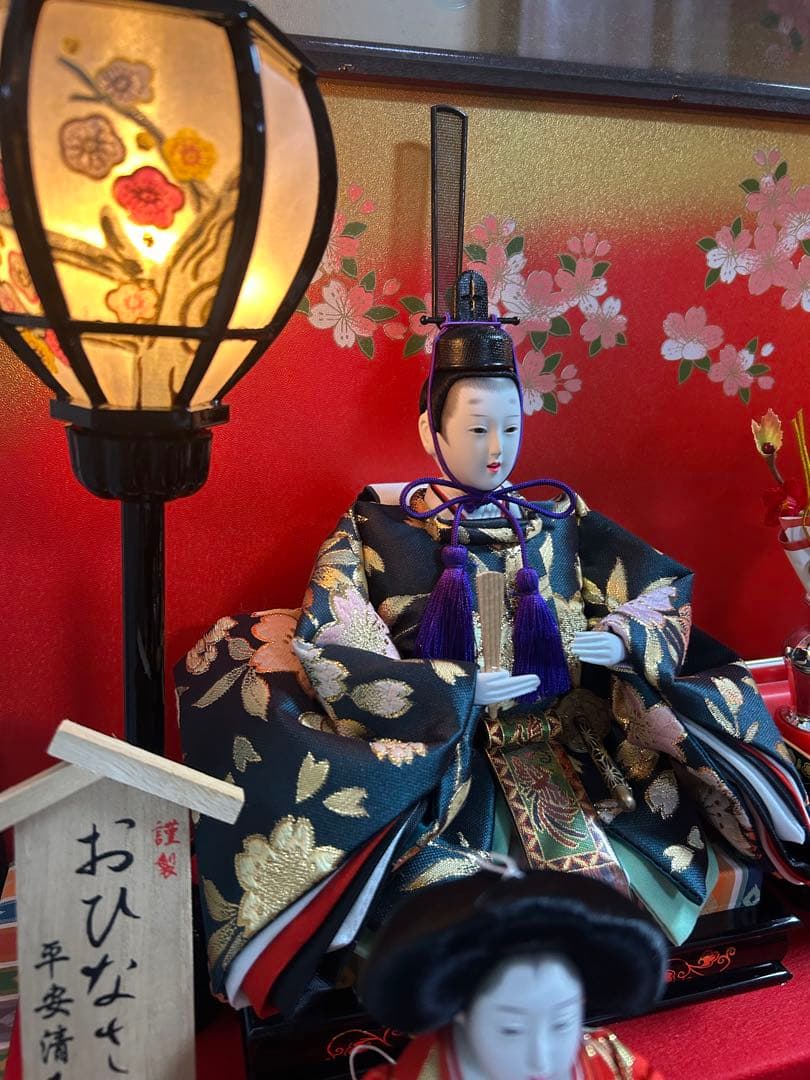 雛人形　ガラスケース