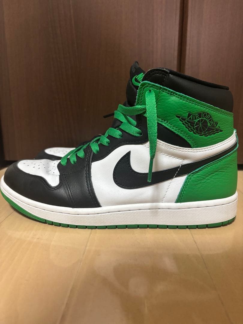 Nike Air Jordan 1 ブラック/ホワイト/グリーン