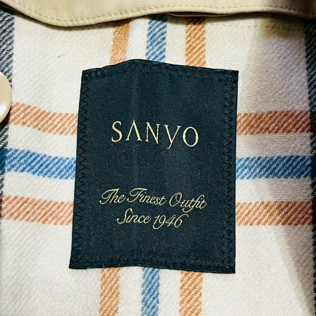 近年美品✨サンヨー 100年コート ライナー付 トレンチコート ベージュ 38