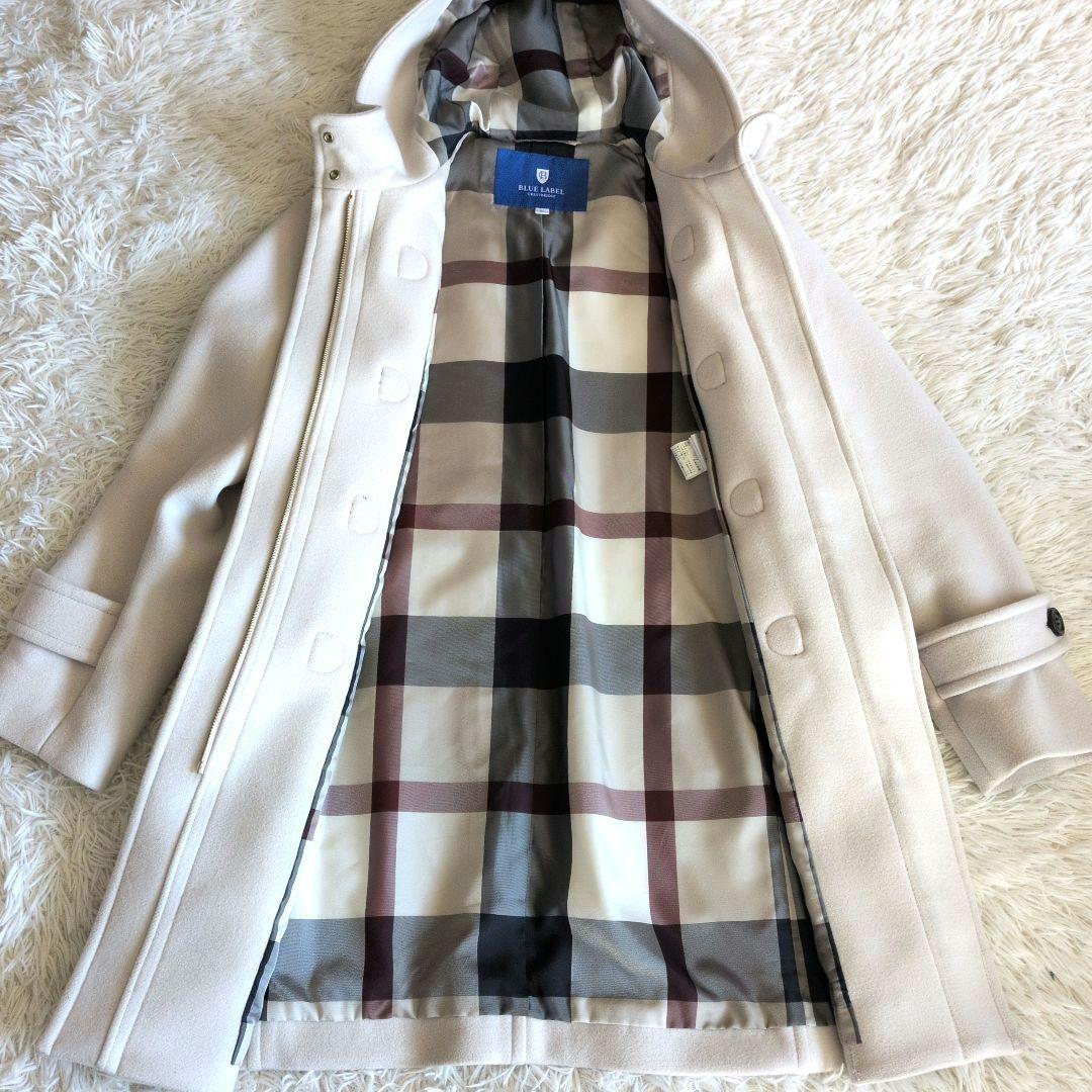 【美品】ブルーレーベルクレストブリッジ　ダッフルコート ホワイト　36
