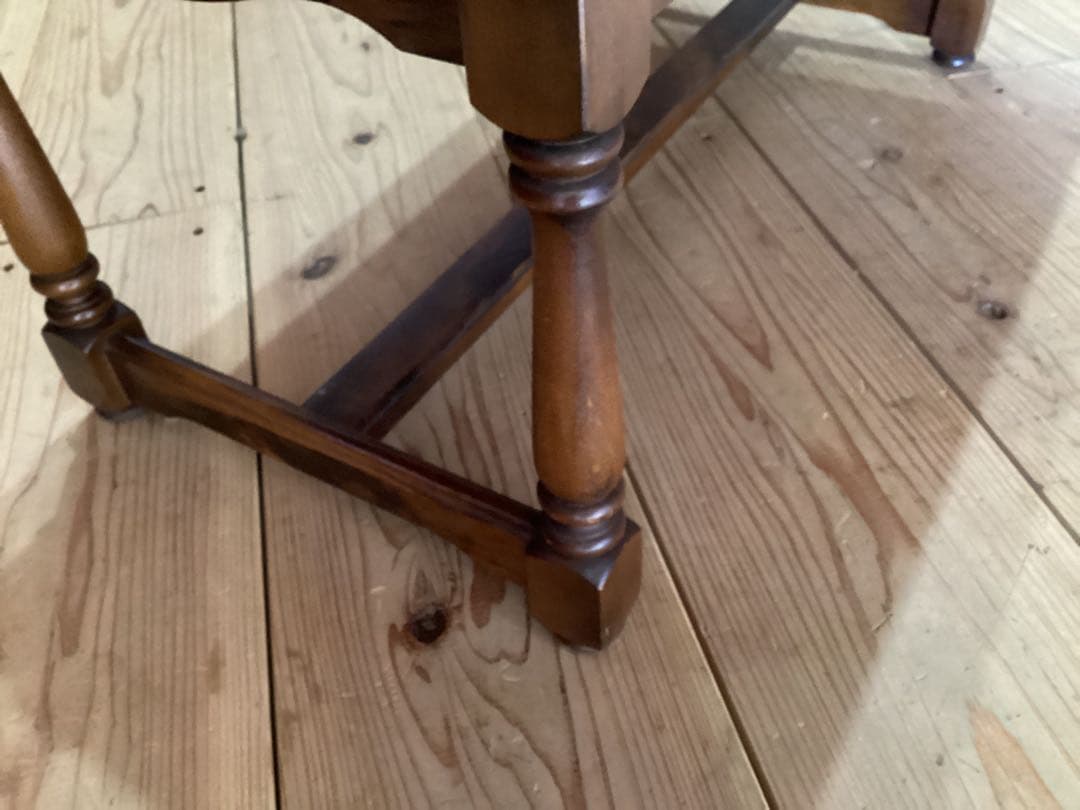 カリモク家具　木製　テレフォンベンチ　電話台