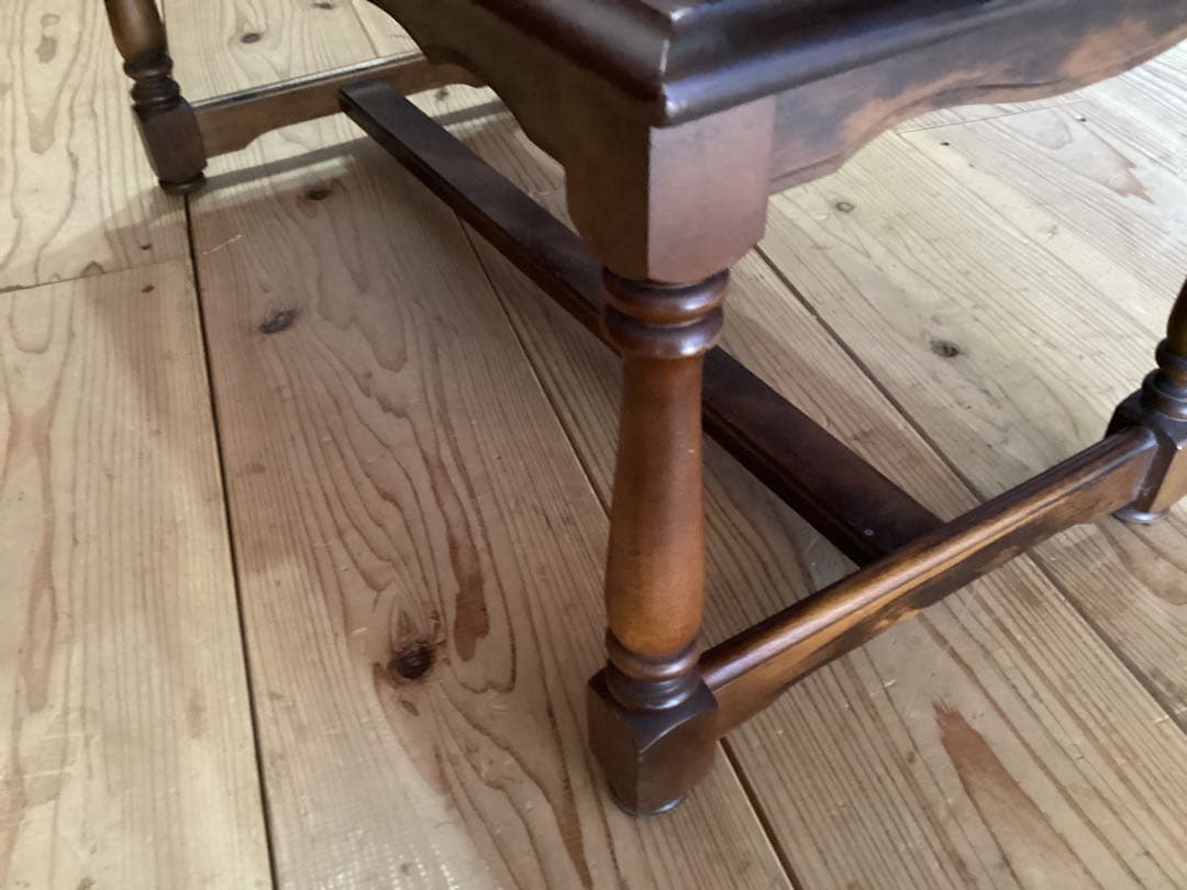 カリモク家具　木製　テレフォンベンチ　電話台