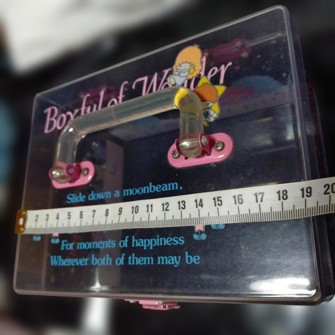 当時物　１９７６　リトルツインスターズ　クリアケース　キキララ　サンリオ