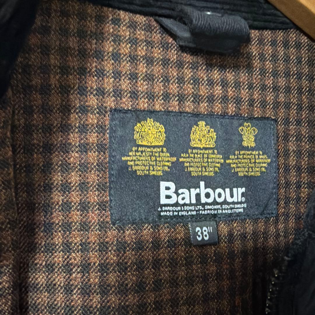 Barbour スタイリスト私物 auralee border 裏バブアー 38