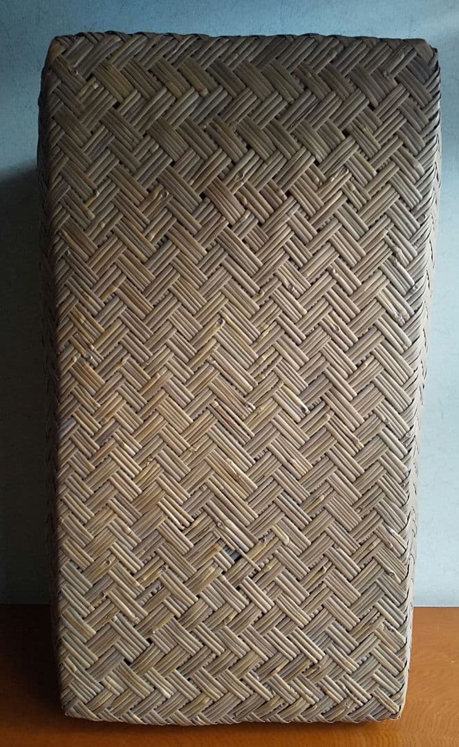 竹行李 竹籠 柳行李 大籠 収納籠 古民具 レトロ 001