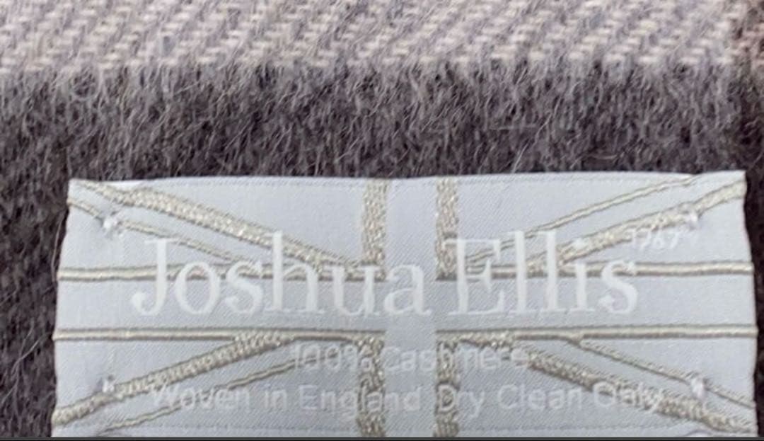 【国内正規品】24AW ジョシュアエリス　カシミア100% 中大判ストール