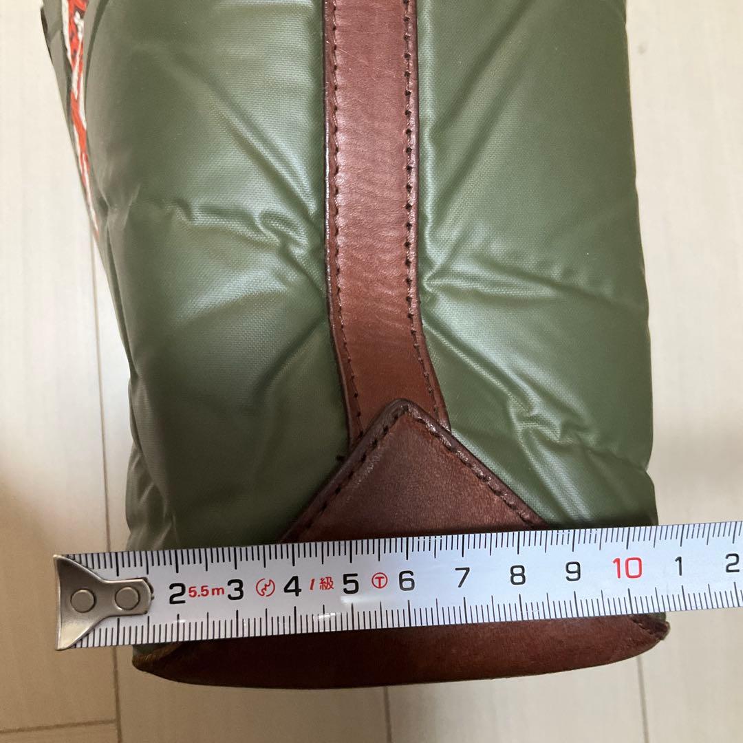 オリーブグリーン キルティングトートバッグ