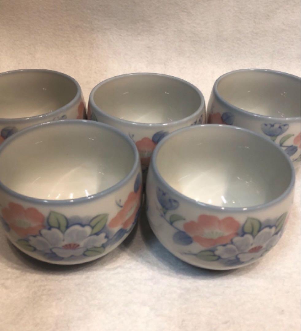 花柄 陶磁器 食器セット 5個
